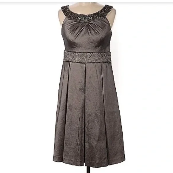 Chetta B | Dresses | Chetta B Evening Dress In Taupe | Poshmark